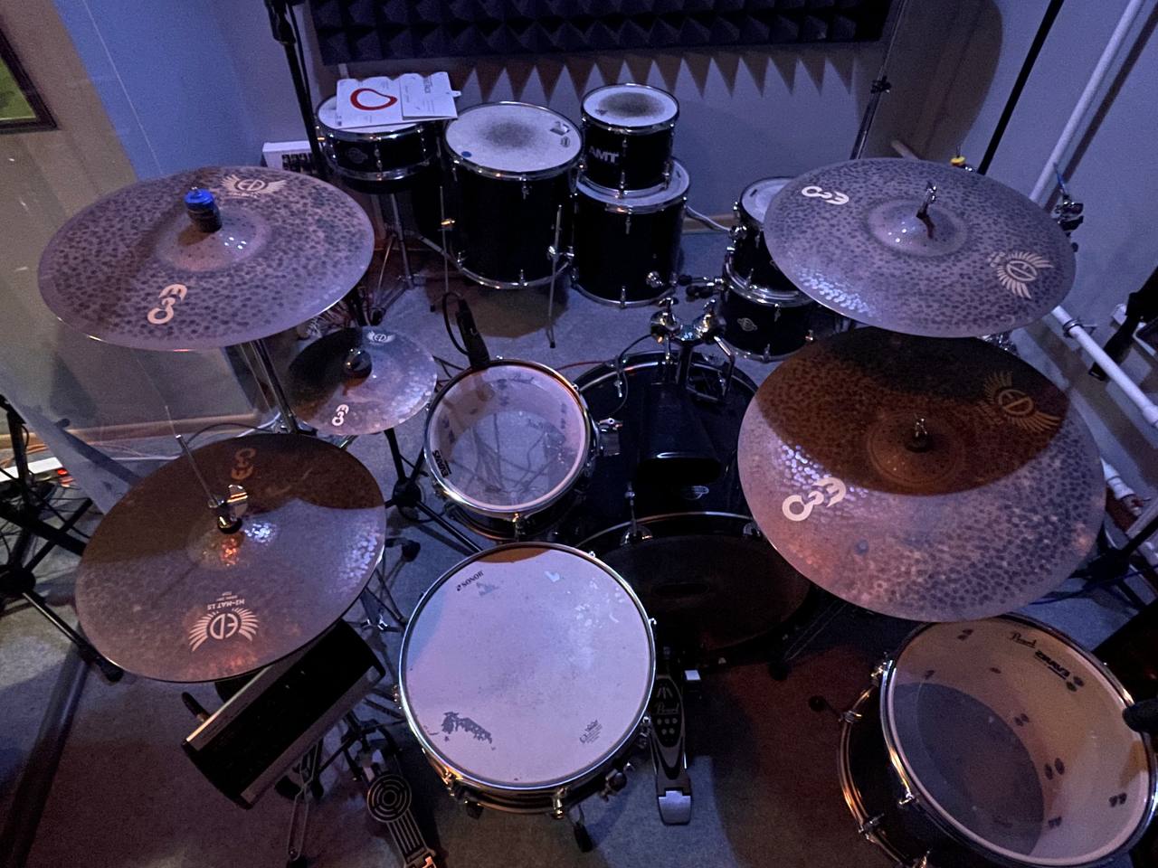 Мои новые тарелки EGO dark dry от ED CYMBALS!